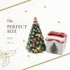 imageSpode Christmas Tree Tree and Gifta Salt and Pepper Shaker Set 2Piece Holiday Kitchen ampamp Table Dcor  Festive Home Accent Christmas GiftStocking Stuffer for Collectors ampamp Holiday EnthusiastsChristmas Tree Tree Salt and Pepper Gift Box Set