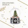 imageSpode Christmas Tree Winter Wonderland Snow Globe Plays Soothing Music  Durable Dolomite Personalized Collectible Great for Christmas Weddings Home DcorMusical Tree Snow Globe