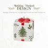 imageSpode Exclusive Holiday Collection Tree Bauble Ornament  Porcelain Christmas Tree Decoration ampamp Centerpiece Red Ribbon ampamp BlackWhite Check Wrap  Festive Keepsake for Gifting ampamp DisplayBox