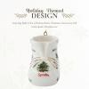imageSpode Exclusive Holiday Collection Tree Bauble Ornament  Porcelain Christmas Tree Decoration ampamp Centerpiece Red Ribbon ampamp BlackWhite Check Wrap  Festive Keepsake for Gifting ampamp DisplayShoe