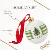imageSpode Exclusive Holiday Collection Tree Bauble Ornament  Porcelain Christmas Tree Decoration ampamp Centerpiece Red Ribbon ampamp BlackWhite Check Wrap  Festive Keepsake for Gifting ampamp DisplayRound 2025