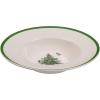 imageSpode Christmas Tree 10Inch Porcelain Pasta Bowl  Elegant Rimmed Bowl for Serving Salad Spaghetti Soup  Durable Dishwasher Microwave and Freezer Safe  Holiday Meals and Festive Table Settings