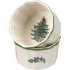 imageSpode Christmas Tree 35quot Round Ramekins Set of 2  Oven Safe Porcelain Ramekin Dishes for Souffl Crme Brle Custard  Microwave ampamp Dishwasher Safe Festive Dipping Sauce Cups Holiday Baking Set