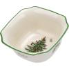imageSpode Christmas Tree 55Inch Square Porcelain Bowl  Serving Bowl for Candies Nuts Desserts and Small Floral Arrangements  Festive Holiday Tableware Dishwasher and Microwave Safe275 H x 55 L x 55 W