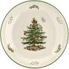 imageSpode Christmas Tree Collection Pasta Bowl  Large 13Inch Serving Bowl Dishwasher Microwave and Freezer Safe Made of Porcelain Serveware Christmas Tree Design GreenBeige