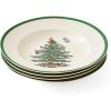 Christmas Tree Soup Plate Set