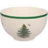 imageSpode Christmas Tree Rice Bowl  6Inch Earthenware Bowl for Soup Stews Sticky Rice and Holiday Meals  Christmas Tableware Design  Versatile and Durable  Dishwasher Microwave Freezer Safe