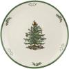 imageSpode Christmas Tree Round Platter  14Inch Holiday Serving Plate for Charcuterie Snacks Desserts  Classic Christmas Dinnerware with Green Accents  Dishwasher ampamp Microwave Safe