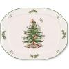 Christmas Tree Sculpted Octagonal Platter