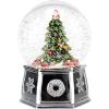 imageSpode Christmas Tree Winter Wonderland Snow Globe Plays Soothing Music  Durable Dolomite Personalized Collectible Great for Christmas Weddings Home DcorMusical Tree Snow Globe