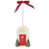 imageSpode Exclusive Holiday Collection Tree Bauble Ornament  Porcelain Christmas Tree Decoration ampamp Centerpiece Red Ribbon ampamp BlackWhite Check Wrap  Festive Keepsake for Gifting ampamp DisplayDoor