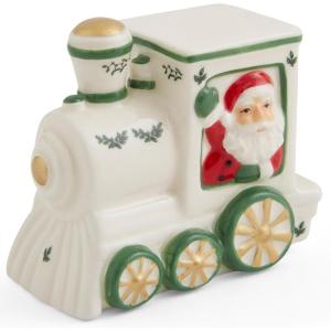 imageSpode Christmas Tree Miniature Christmas Village Figural Decoration LED Lighted Christmas Village Set Ceramic Holiday Decor  Dolomite Christmas Collectible for Indoor Display ChurchTrain