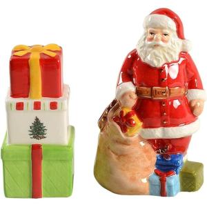 imageSpode Christmas Tree Tree and Gifta Salt and Pepper Shaker Set 2Piece Holiday Kitchen ampamp Table Dcor  Festive Home Accent Christmas GiftStocking Stuffer for Collectors ampamp Holiday EnthusiastsChristmas Tree Santa Gifts Salt  Pepper Set