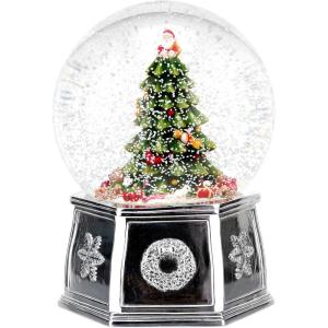 imageSpode Christmas Tree Winter Wonderland Snow Globe Plays Soothing Music  Durable Dolomite Personalized Collectible Great for Christmas Weddings Home DcorMusical Tree Snow Globe