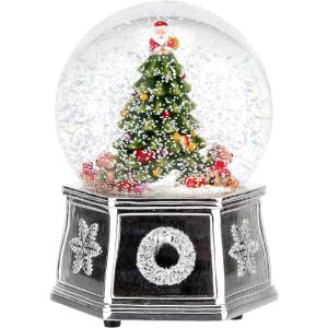 imageSpode Christmas Tree Winter Wonderland Snow Globe Plays Soothing Music  Durable Dolomite Personalized Collectible Great for Christmas Weddings Home DcorChristmas Tree Musical Tree Snow Globe  Small