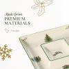 imageSpode Christmas Tree 12 Inch Square Porcelain Chip and Dip  Porcelain Serving Platter for Cheese Appetizers Chips Salsa  Dishwasher Safe  Ideal for Indoor ampamp Outdoor Holiday Entertaining
