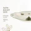 imageSpode Christmas Tree 1225quot Round Handled Serving Platter  Porcelain Serving Plate for Holiday Snacks Appetizers Buffet Displays  Dishwasher Safe  Christmas Dcor ampamp Holiday Gift
