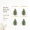 imageSpode Christmas Tree 19oz Stemless Wine Glasses Set of 4  VintageInspired Holiday Drinkware with Cozy Seasonal Charm Ideal for Mulled Wine at Festive Gatherings and Holiday Entertaining