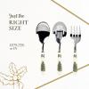 imageSpode Christmas Tree 3Piece Stainless Steel Cutlery Set  Porcelain Handle Flatware with Meat Fork Serving Spoon and Slotted Spoon  Holiday Silverware for Christmas Dinners ampamp Seasonal Gatherings
