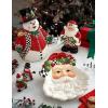 imageSpode Christmas Tree Black ampamp White Santa Candy Jar  8Inch Ceramic Candy Storage Jar with Lid  Decorative Christmas Cookie Container for Holiday Kitchen Counter Displays Treats and Gifts