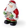 imageSpode Christmas Tree Black ampamp White Santa Candy Jar  8Inch Ceramic Candy Storage Jar with Lid  Decorative Christmas Cookie Container for Holiday Kitchen Counter Displays Treats and Gifts