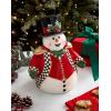 imageSpode Christmas Tree Black ampamp White Snowman Cookie Jar  13Inch Ceramic Candy Storage Jar with Lid  Decorative Christmas Cookie Container for Holiday Kitchen Counter Displays Treats and Gifts