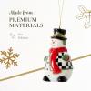 imageSpode Christmas Tree Black ampamp White Snowman Ornament Classic Holiday Ornaments Festive Hanging Decorations  Collectible Christmas Tree Ornaments for Home ampamp Holiday Decor Keepsake GiftSnowman