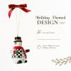 imageSpode Christmas Tree Black ampamp White Snowman Ornament Classic Holiday Ornaments Festive Hanging Decorations  Collectible Christmas Tree Ornaments for Home ampamp Holiday Decor Keepsake GiftSnowman