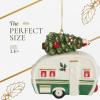 imageSpode Christmas Tree Camper Van Ornament Durable Holiday Ornament for Festive Decor ampamp Winter Wonderland Display  Sleek Seasonal Ornaments for Tree Mantel Holiday Home Decoration