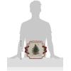 imageSpode Christmas Tree Candy Bowl  75Inch Earthenware Bowl for Candy Nuts Potpourri Holiday Decor  FoodSafe Decorative Design with Santa and Tree Motif  Christmas Gift Festive Tabletop AccentChristmas Tree Ribbons Square Platter