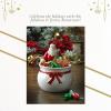 imageSpode Christmas Tree Candy Bowl  75Inch Earthenware Bowl for Candy Nuts Potpourri Holiday Decor  FoodSafe Decorative Design with Santa and Tree Motif  Christmas Gift Festive Tabletop AccentChristmas Tree Santa Candy Bowl
