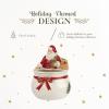 imageSpode Christmas Tree Candy Bowl  75Inch Earthenware Bowl for Candy Nuts Potpourri Holiday Decor  FoodSafe Decorative Design with Santa and Tree Motif  Christmas Gift Festive Tabletop AccentChristmas Tree Santa Candy Bowl