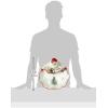 imageSpode Christmas Tree Candy Bowl  75Inch Earthenware Bowl for Candy Nuts Potpourri Holiday Decor  FoodSafe Decorative Design with Santa and Tree Motif  Christmas Gift Festive Tabletop AccentChristmas Tree Santa Dish