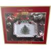 imageSpode Christmas Tree Candy Bowl  75Inch Earthenware Bowl for Candy Nuts Potpourri Holiday Decor  FoodSafe Decorative Design with Santa and Tree Motif  Christmas Gift Festive Tabletop AccentChristmas Tree Ribbons Canape Plate