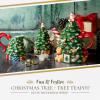 imageSpode Christmas Tree Figural Teapot  Festive 27 oz Christmas Teapot with Mistletoe Accents Peppermint Stripe Spout and Ribbon Handle  Decorative Dolomite Tea Pot for Holiday Tea Parties