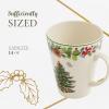 imageSpode Christmas Tree Mandarin Mug Measures 14Ounces 2022 Annual Mandarin Mug Holiday Coffee Mugs Cup for Tea Hot Cocoa and Coffee Dishwasher and Microwave Safe