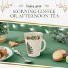imageSpode Christmas Tree Mandarin Mug Measures 14Ounces 2022 Annual Mandarin Mug Holiday Coffee Mugs Cup for Tea Hot Cocoa and Coffee Dishwasher and Microwave Safe
