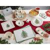 imageSpode Christmas Tree Polka Dot Mug ampamp Coaster Set with Tin Box 5Piece Set  Festive Holiday Gift Set for Tea Lovers  Elegant Porcelain Mugs and CorkBacked Coasters  Dishwasher ampamp Microwave Safe