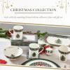 imageSpode Christmas Tree Revere Bowl  Checkered Exterior ampamp Holly Accents Festive Candy Dish or Snack Bowl with Sentiments Inside 6quot Porcelain  Dishwasher ampamp Microwave Safe Great for Gifting ampamp PartiesCheckered