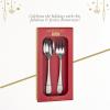 imageSpode Christmas Tree Salad Servers Set of 2  10 Inch Flatware Serving Spoon ampamp Fork Festive Holiday Tableware 1810 Stainless Steel Serving Utensils  Dishwasher Safe Ideal for Holiday Dining