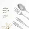 imageSpode Christmas Tree Salad Servers Set of 2  10 Inch Flatware Serving Spoon ampamp Fork Festive Holiday Tableware 1810 Stainless Steel Serving Utensils  Dishwasher Safe Ideal for Holiday Dining