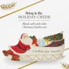 imageSpode Christmas Tree Sleigh Figural Cookies for Santa Platter  12Inch Holiday Serving Plate for Cookies Desserts and Treats  Dolomite Christmas Dinnerware and Dcor  Festive Holiday Gift