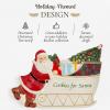 imageSpode Christmas Tree Sleigh Figural Cookies for Santa Platter  12Inch Holiday Serving Plate for Cookies Desserts and Treats  Dolomite Christmas Dinnerware and Dcor  Festive Holiday Gift