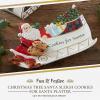 imageSpode Christmas Tree Sleigh Figural Cookies for Santa Platter  12Inch Holiday Serving Plate for Cookies Desserts and Treats  Dolomite Christmas Dinnerware and Dcor  Festive Holiday Gift