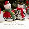 imageSpode Christmas Tree Snowman Salt and Pepper Shaker Set 2Piece Holiday Kitchen ampamp Table Dcor  Festive Home Accent Christmas GiftStocking Stuffer for Collectors ampamp Holiday Enthusiasts
