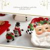 imageSpode Christmas Tree Snowman Salt and Pepper Shaker Set 2Piece Holiday Kitchen ampamp Table Dcor  Festive Home Accent Christmas GiftStocking Stuffer for Collectors ampamp Holiday Enthusiasts
