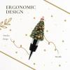 imageSpode Christmas Tree Tree Figural Bottle Stopper  Beverage ampamp Wine Stopper Ideal Christmas Home Dcor Holiday Wine Tools ampamp Christmas Gift for Wine Lovers  Decorative ampamp Reusable Bottle Stopper