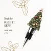 imageSpode Christmas Tree Tree Figural Bottle Stopper  Beverage ampamp Wine Stopper Ideal Christmas Home Dcor Holiday Wine Tools ampamp Christmas Gift for Wine Lovers  Decorative ampamp Reusable Bottle Stopper