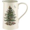 imageSpode Christmas Tree 32 Oz Porcelain Jug  Festive Holiday Kitchenware for Milk Cream Juice  Collectible ampamp Elegant Tableware for Christmas Celebrations  Rustic Ceramic ampamp Vintage Water Pitcher