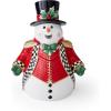 imageSpode Christmas Tree Black ampamp White Snowman Cookie Jar  13Inch Ceramic Candy Storage Jar with Lid  Decorative Christmas Cookie Container for Holiday Kitchen Counter Displays Treats and Gifts